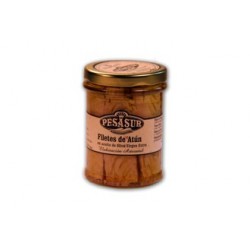 Atún en AOVE BIO 195 gr Pesasur Tarro Cristal