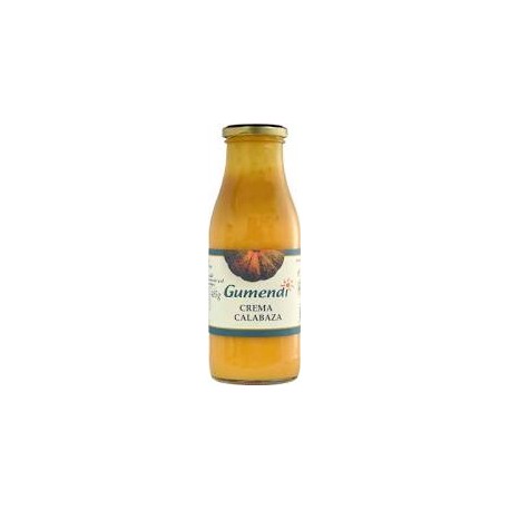 Crema calabaza BIO tarro cristal 485 gr Gumendi