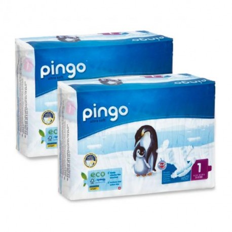 Pañales T1 ECO Recien Nacido 2-5 kg 27 uds