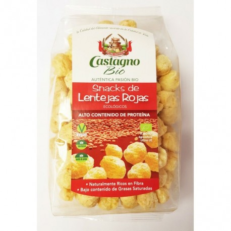Bolitas maiz y lenteja roja BIO 50 gr Castagno