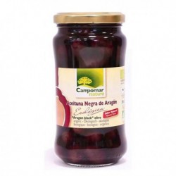 Aceituna Negra de Aragon BIO natural  350 gr