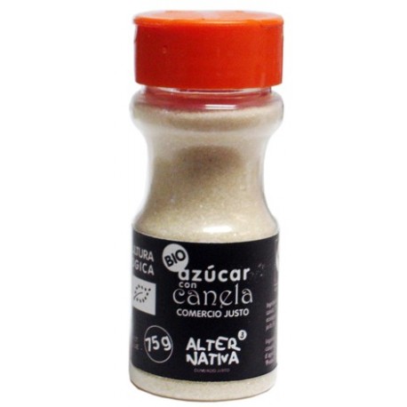 Azucar de caña con canela BIO 75 gr Comercio Justo