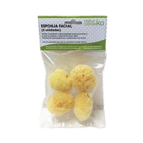 Esponja facial 4 unidades