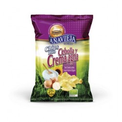 Patatas fritas cebolla BIO 125 gr Añavieja