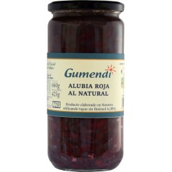 Alubias blancas BIO al natural tarro cristal 660 gr Gumendi