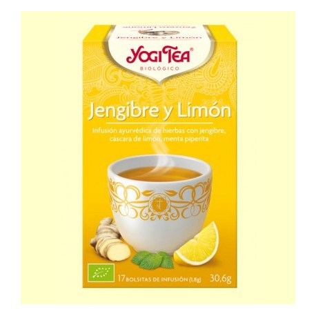 Yogi Tea BIO Detox con limón, 17 bolsitas