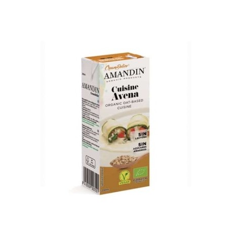 Crema avena BIO para cocinar 200 ml ,Isola Bio