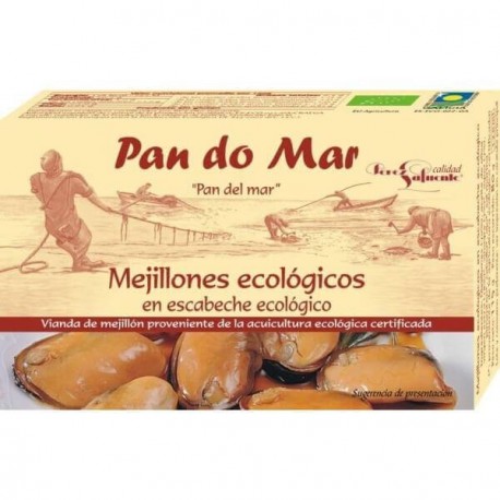 Mejillones en escabeche 115gr Pan do mar