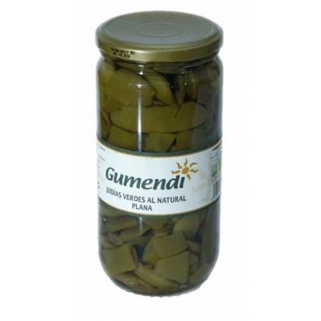 Judia verde plana BIO al natural 660 g Gumendi