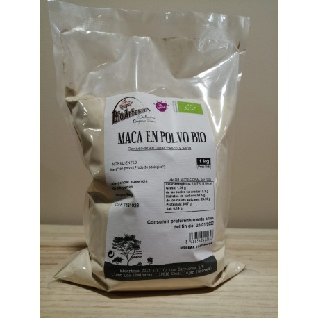 Maca en polvo BIO 1 Kg. BIOARTESA