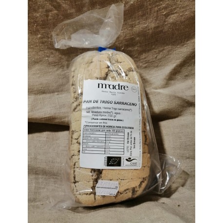 Pan trigo sarraceno BIO 750 gr,Maria Diezma