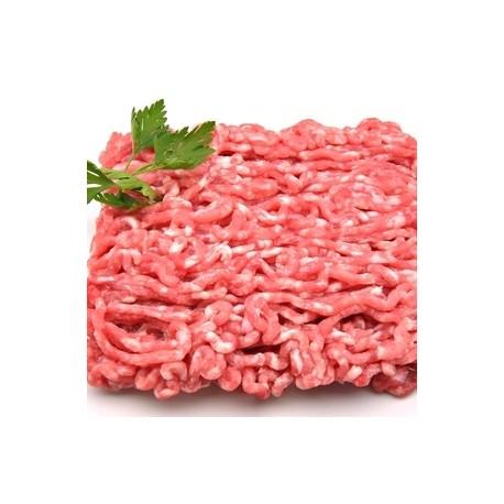 Picada de cerdo ECO, precio 100 grs. Bandeja 400 grs. aprox. POR ENCARGO