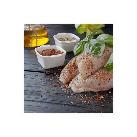 Pechuga pollo fileteada ECO CAT A, precio 100 grs. Bandeja 400 grs. aprox. POR ENCARGO