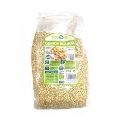 Quinoa blanca BIO sin gluten, 400 grs. Toobio