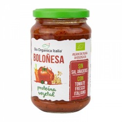 Salsa de Tomate Boloñesa Vegana Bio Orgánica Italia 325 ml.