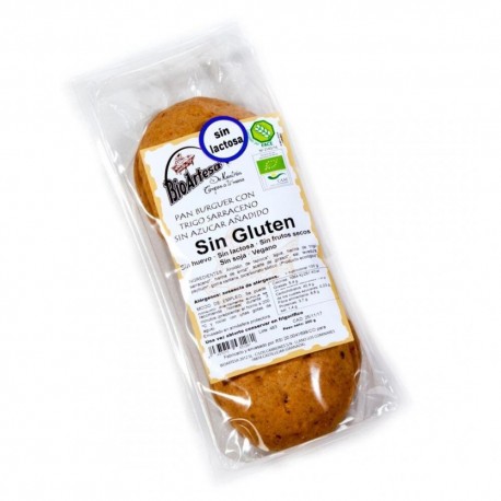 Pan hamburguesa trigo sarraceno BIO SIN GLUTEN, 2x100 grs. BIOARTESA