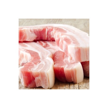 Panceta cerdo ECO, precio 100 grs. Bandeja 400 grs. aprox. POR ENCARGO