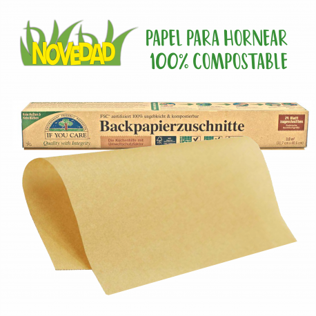 Papel de horno 100% COMPOSTABLE