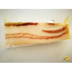 Panceta curada 100 % ibérica, precio pieza 220 grs. aprox.