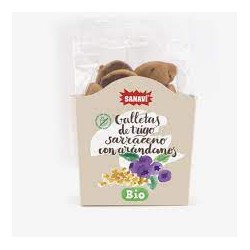 Galleta de trigo sarraceno arandano BIO 200 grs. SANAVI