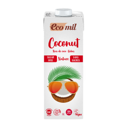 Bebida de Coco Sin azúcar BIO 1 lt. ECOMIL