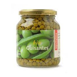 Guisantes BIO tarro cristal 350 grs. Machandel