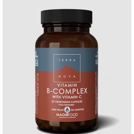 B Complex con Vitamina C, 50 capsulas TERRANOVA