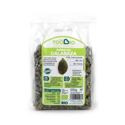Pipas semillas de Calabaza BIO SIN GLUTEN 250 grs. TOOBIO
