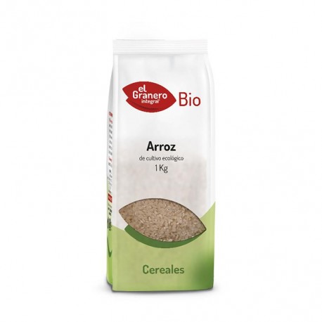 Arroz redondo blanco BIO, precio por 100 gramos