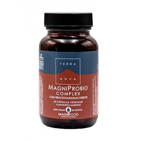 Magniprobio complex con fructooligosacaridos 50 cápsulas Terranova