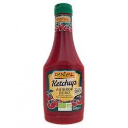 Ketchup con azucar de caña Bio 560 grs. Danival