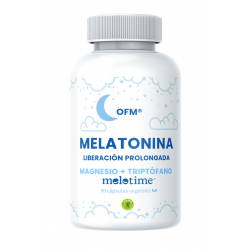 Melatonina liberacion prolongada+magnesio+triptófano+B6 90 caps. Dr. Odile Fernandez