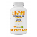 Vitamina D3 Complex Vegana. 4000 UI D3+Mg+K2+Zn. 90 cápsulas. Dra. Odile Fernández