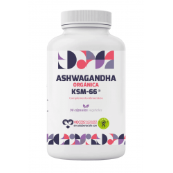 Extracto Orgánico de Raíz de Ashwagandha KSM-66®. 600mg. 90 cápsulas. Dra. Odile Fernández