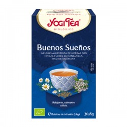 YOGI TEA BUENAS NOCHES BUENOS SUEÑOS BIO 17 FILTROS