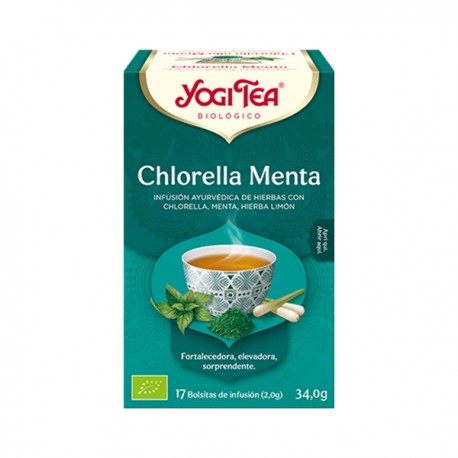 Yogi Tea BIO Chlorella Menta, 17 bolsitas