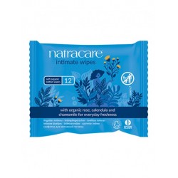 Toallitas íntimas de algodon organico 12 uds. Natracare