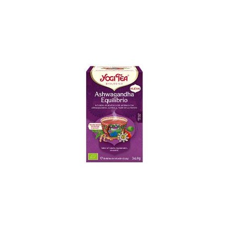 Yogi tea BIO ashwagandha equilibrio, 17 bolsitas