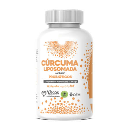 Extracto de Cúrcuma Liposomada Meriva® +Mix Probióticos+ Pimienta