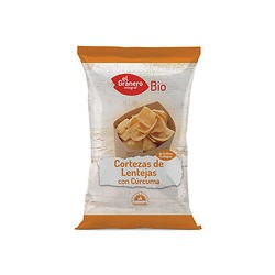 CORTEZAS DE LENTEJAS CON CURCUMA BIO, 65 g