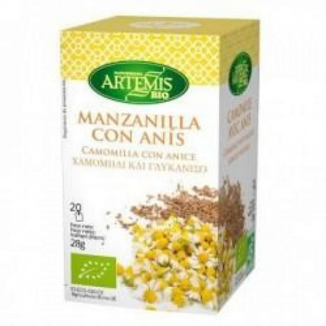 Infusion Manzanilla con anís BIO 20 bolsitas Artemis