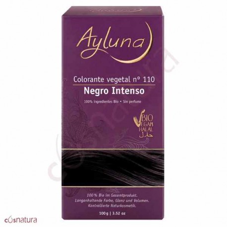 COLORANTE VEGETAL 100GR AYLUNA NEGRO INTENSO