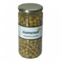Garbanzos BIO al natural tarro cristal 660 gr Gumendi